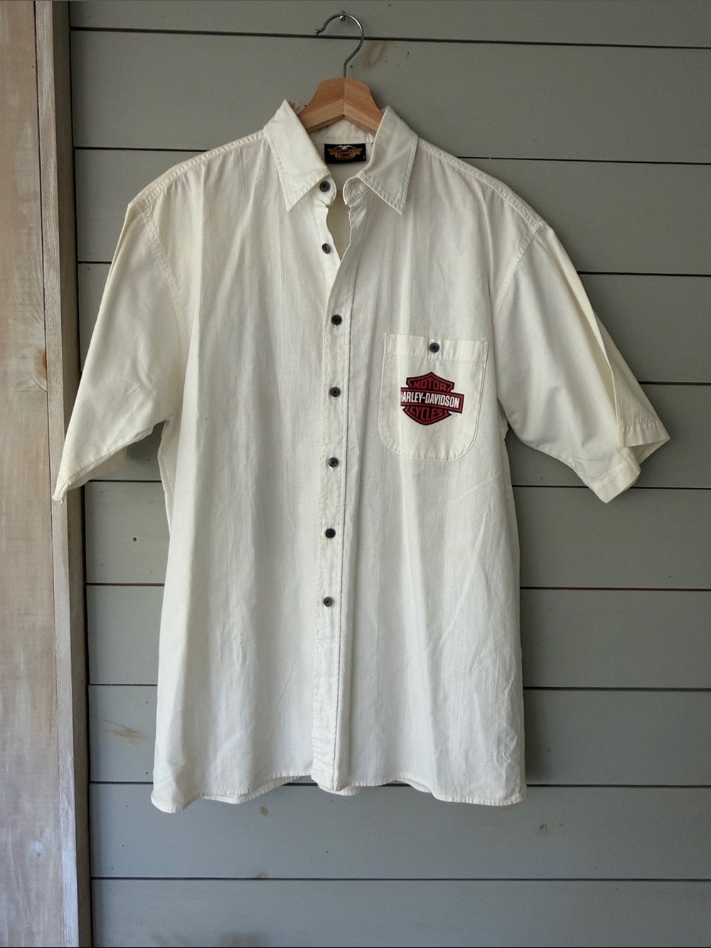 Vintage Harley-Davidson Button-Up Shirt | Size M